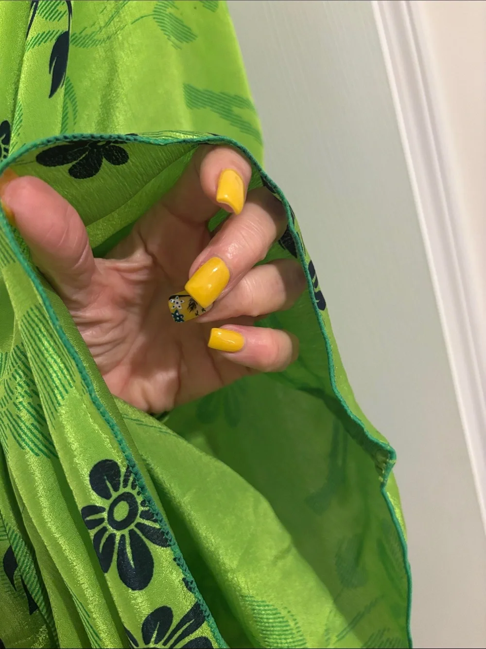 Hooded Silk Poncho